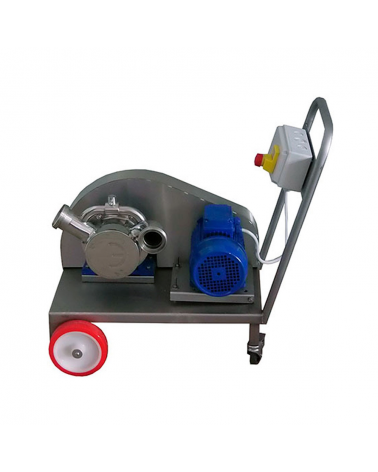 Flexible impeller pump with pulleys 05