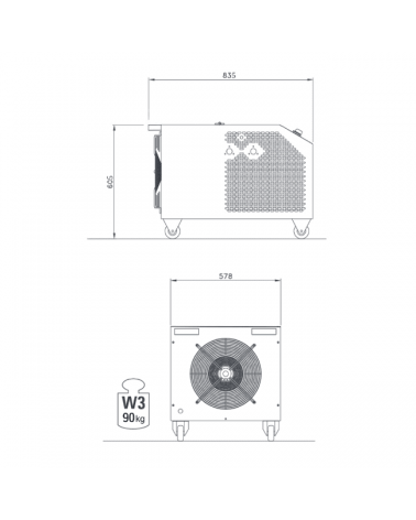 Cooling unit C2 - W3