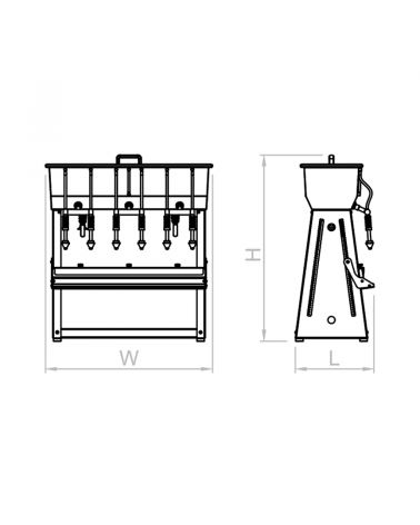 Manual filler Eco PSe