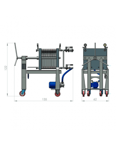 Plate filter 40 x 40 01