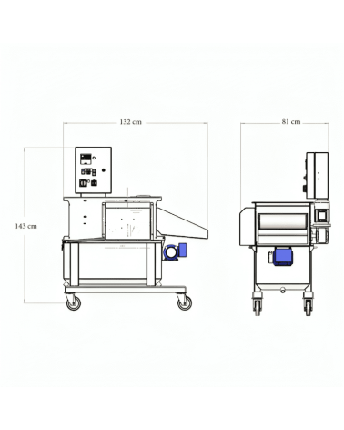 40 x 40 stainless steel filter press