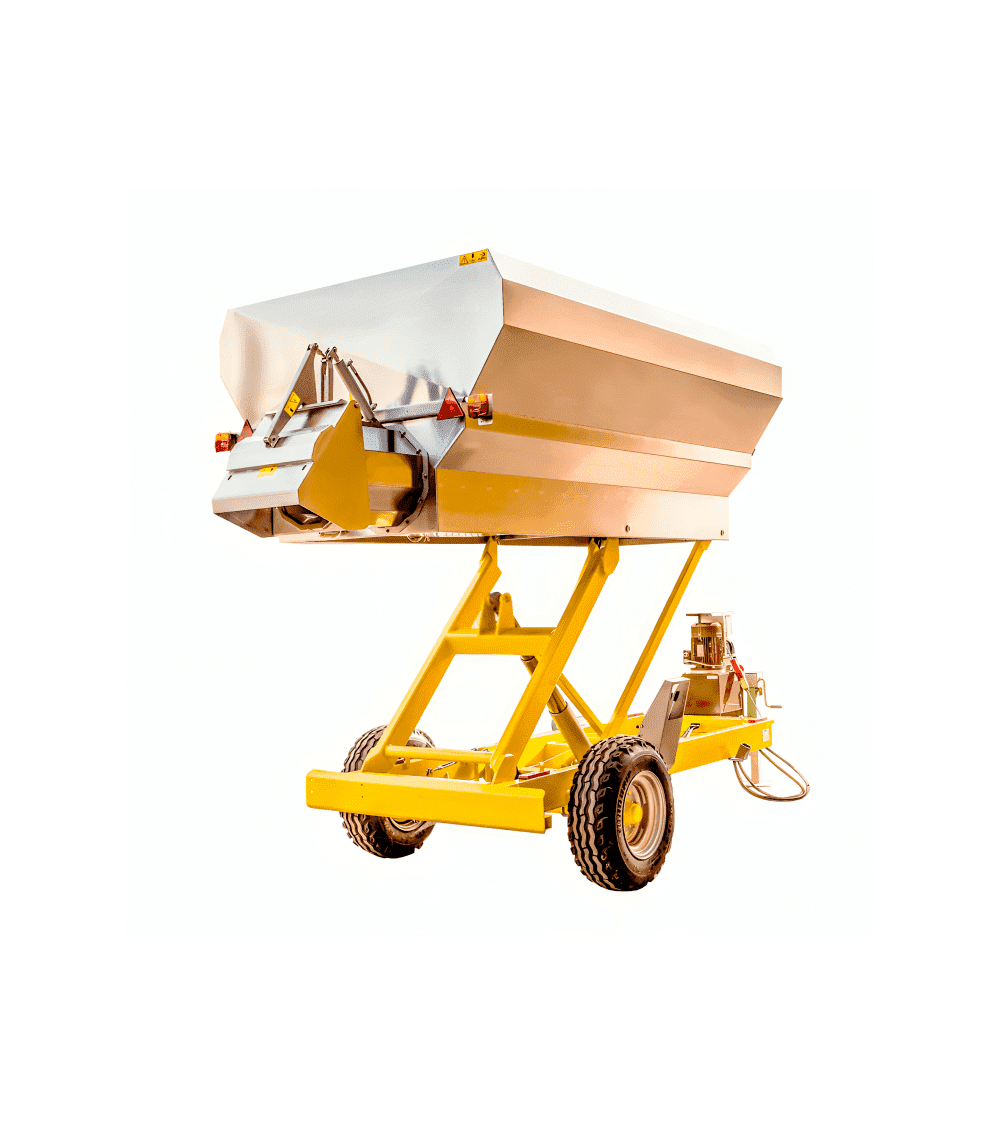 Stainless steel trailers for grape discharge | Boada Shop