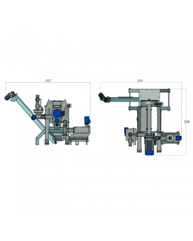 Depitting machine SN 1000 to 4000