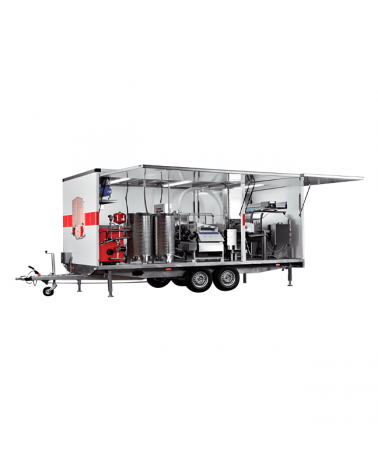 Mobile processing line