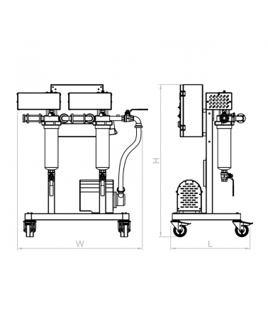 Filtration housing JF