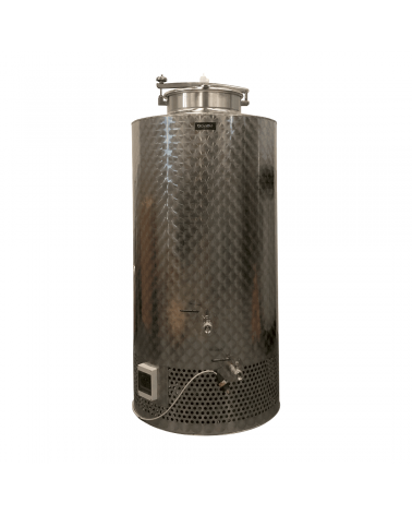 Stainless steel tank with temperature control