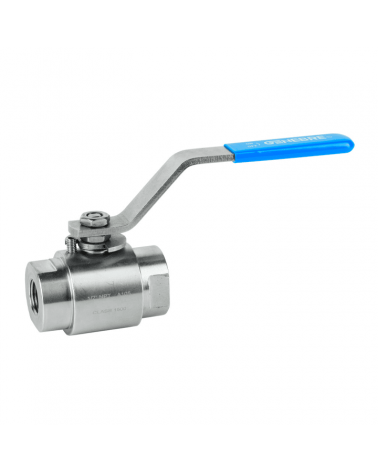 High pressure full bore ball valve