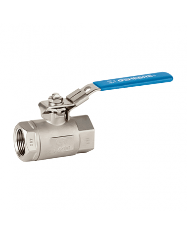 Standard bore ball valve 2 pieces