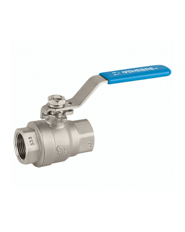 Full bore ball valve 2 piece