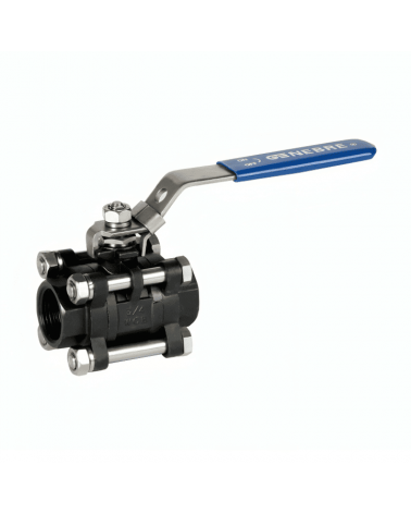 Full bore ball valve 3 pieces