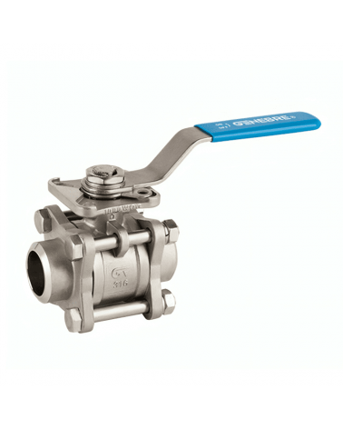 Full bore ball valve 3 pieces Butt Weld