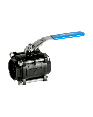 Full bore ball valve 3 pieces Socket Weld made of carbon steel