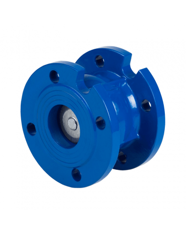 Disc check valve with DIN flanges PN 16