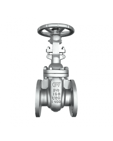Gate valve with ANSI class 150 flanges