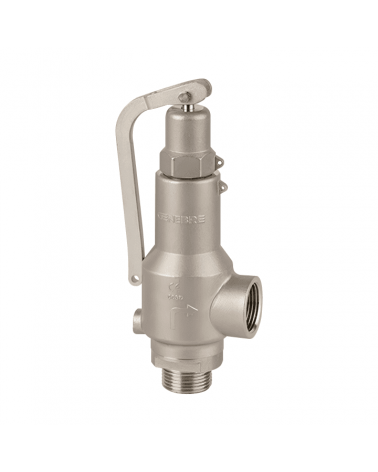 Threaded safety valve with lever