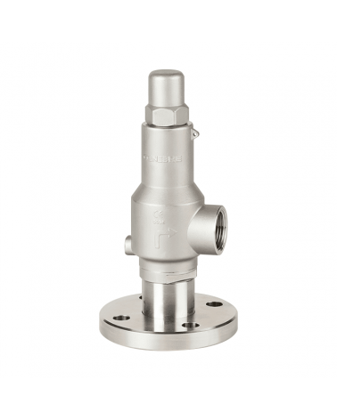 Flanged/threaded pressure relief valve