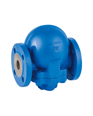 Closed float steam trap with ASME B-16.5 flanged ends
