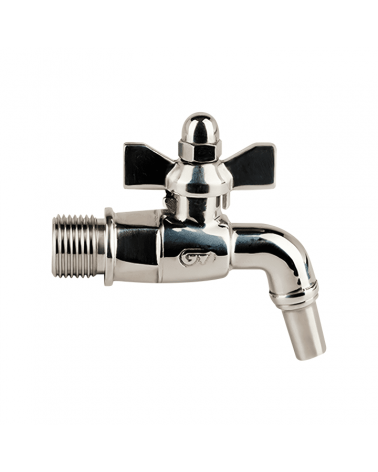 Stainless steel ball valve for barrel