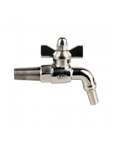 Stainless steel ball valve for barrel