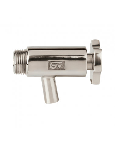 Sample tapping valve smooth tube