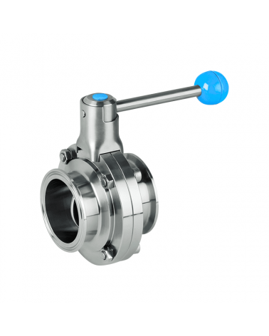 Butterfly valve with Clamp ends