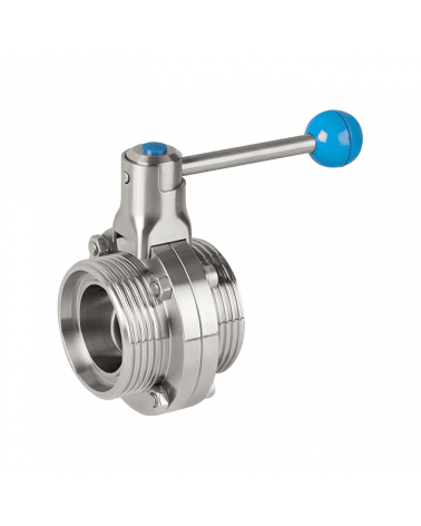 Butterfly valve with threaded ends (EPDM)