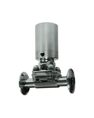 Vàlvula diafragma extrems Clamp amb actuador simple efecte