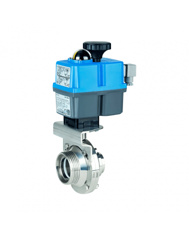 Ball valve threaded/welding ends with single-phase electric actuator