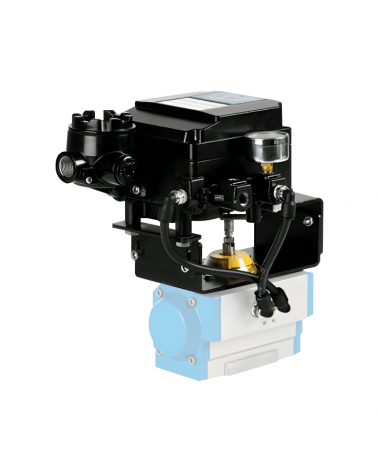 Electro-pneumatic rotary positioner