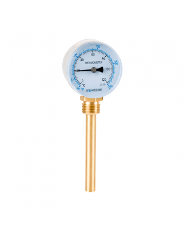 Bimetallic thermometer 63 mm (bottom)