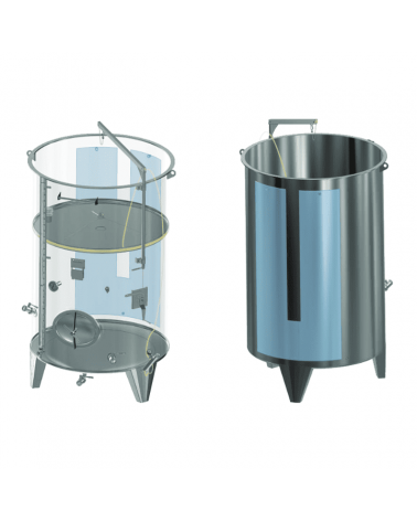 Stainless steel tank PZP