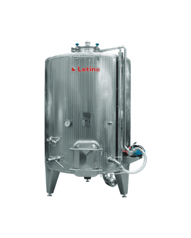 Closed stainless steel tank VIK