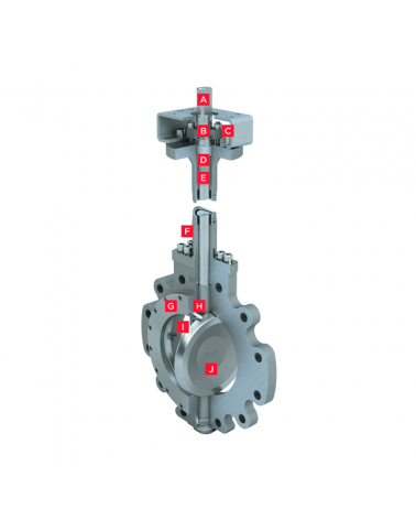 McCannalok high performance Cryogenic Lug type butterfly valve