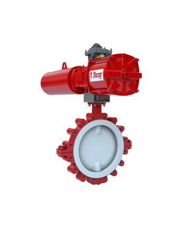Lug type butterfly valve with PTFE lining − 2-Cx