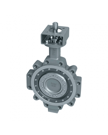 Lug type butterfly valve with triple eccentricity − Tri Lok