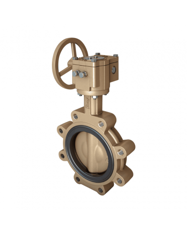 Lug type butterfly valve with resilient seat − series 31U