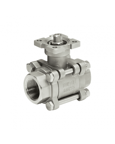 3 piece ball valve − Series DM7000/DM8000