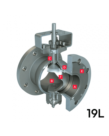 Segmented ball valve − Series 19/19L