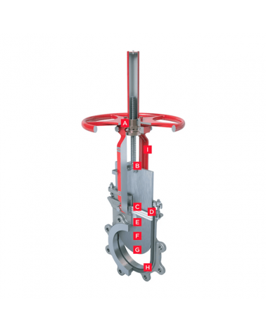 Bidirectional knife gate valve − series 740