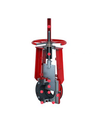 Bidirectional knife gate valve − series 762