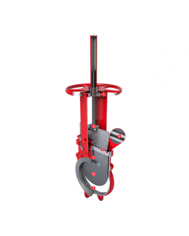 Unidirectional knife gate valve − series 950