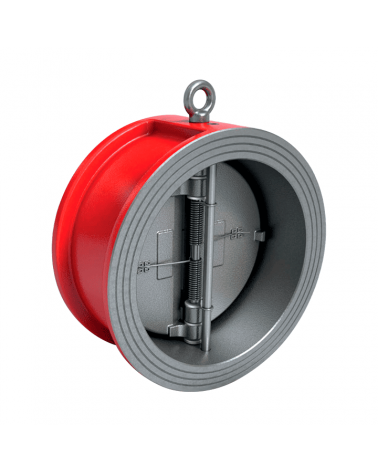 Double door check valve