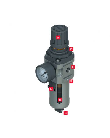 Filter regulator − series 55