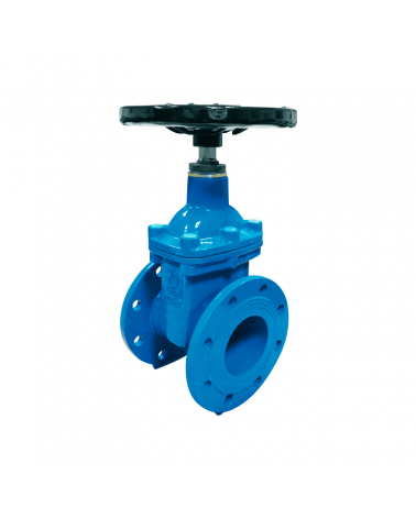 Gate valve with resilient sealing