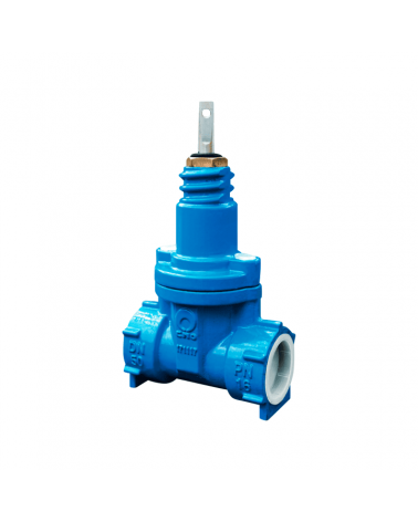 Gate valve with threaded connection