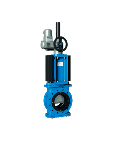 Bidirectional flanged knife gate valve