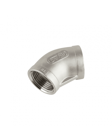 45° elbow F-F with BSP thread