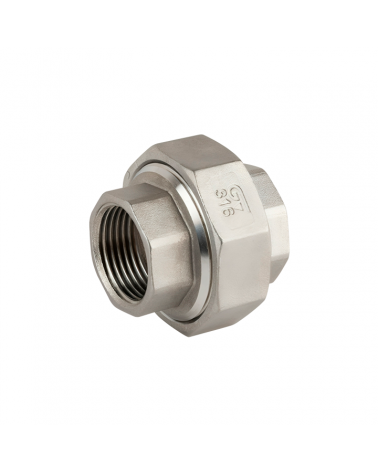 Union 3 pieces F-F with BSP thread