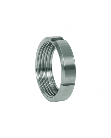Threaded nut for weld-on fitting