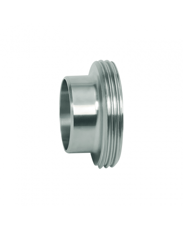 Male connection for welding